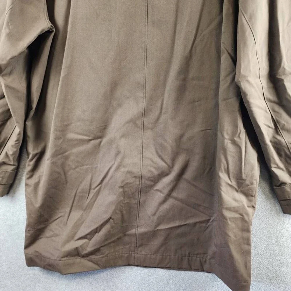 Vince Lightweight Car Coat Men's L Downtown Spread Collar Button Front Closure